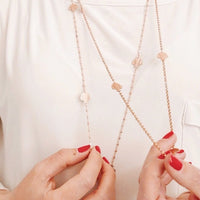 Collana Rosario Sei Pumi - Oro Rosa
