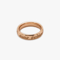 Anello Fedone - Oro Rosa