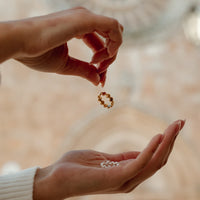 Anello Veretta - Oro Rosa