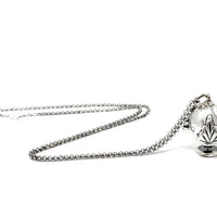 Collana Rolò con Pendente Pumo - Argento