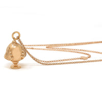 Collana Rolò con Pendente - Oro Rosa