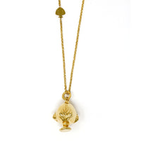 Collana Rolò con Pendente Pumo - Oro