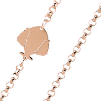 Collana Rolò - Oro Rosa