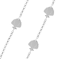 Collana Rolò Sei Pumi - Argento