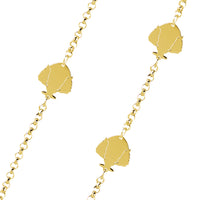 Collana Rolò Sei Pumi - Oro