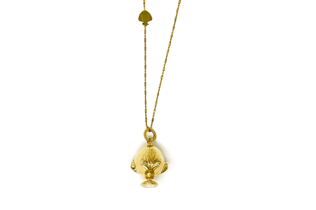 Collana Rosario con Pendente Pumo - Oro
