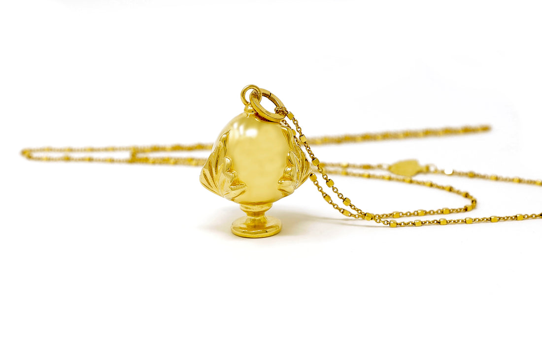 Collana Rosario con Pendente Pumo - Oro
