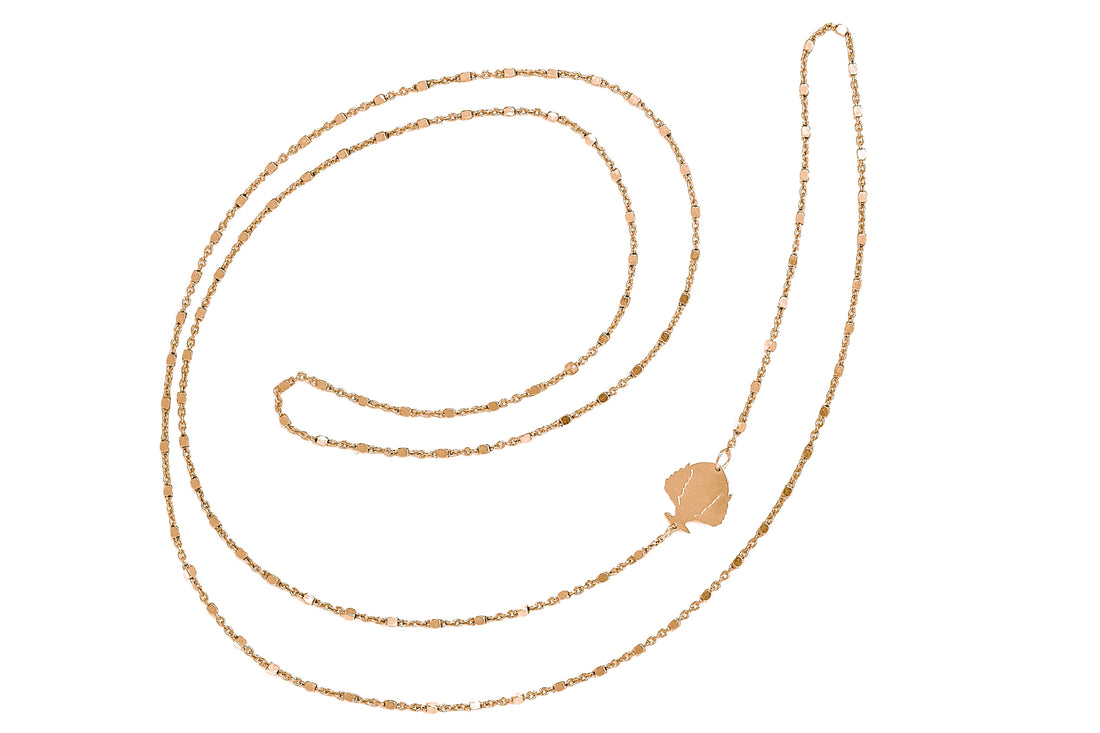 Collana Rosario - Oro Rosa