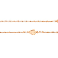 Collana Rosario Sei Pumi - Oro Rosa