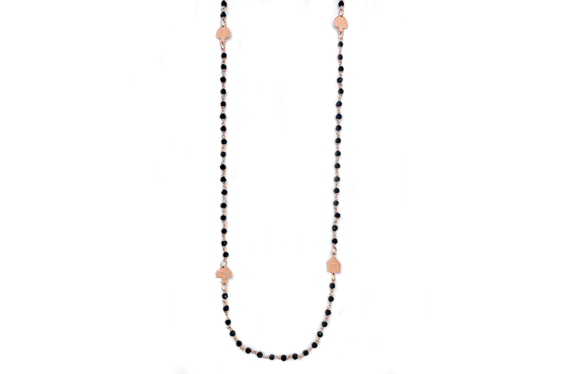 Collana Rosario #restoinpuglia - Oro Rosa