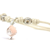 Bracciale Cordino - Pumo Rosa Cipria