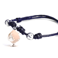 Bracciale Cordino - Pumo Rosa Cipria