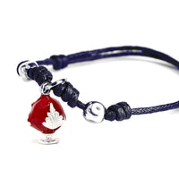 Bracciale Cordino - Pumo Rosso