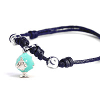Bracciale Cordino - Pumo Turchese