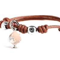 Bracciale Cordino - Pumo Rosa Cipria