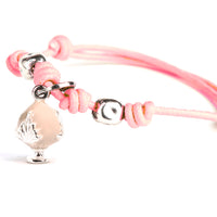 Bracciale Cordino - Pumo Rosa Cipria