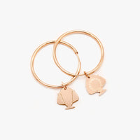 Orecchini Cerchio Pumo - Oro Rosa