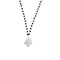 Collana Rosario Pendente Pumo Piatto - Argento
