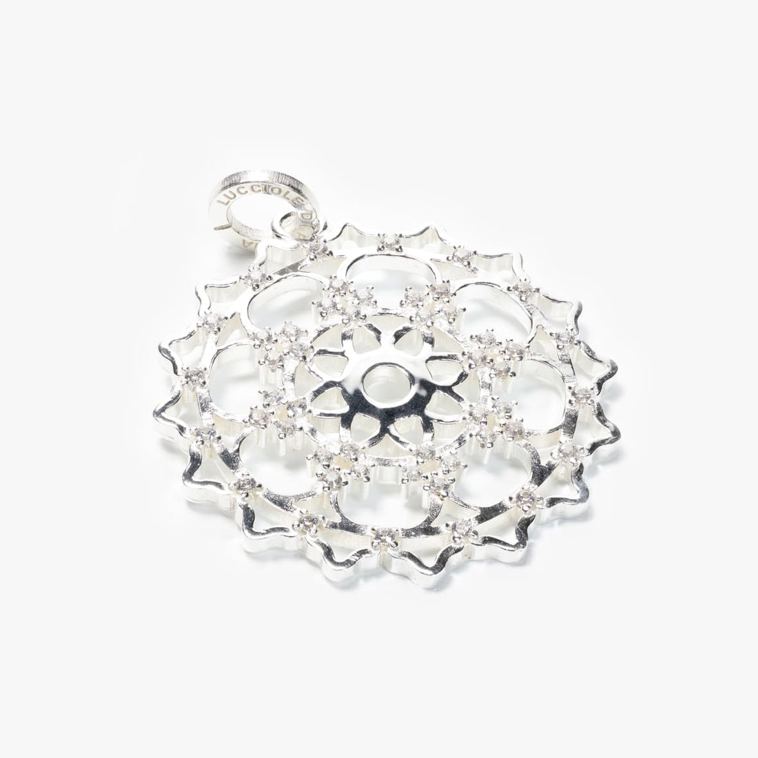 NKlaus Catena ciondolo cuore piccolo zircone bianco argento 925 NKlaus Catena ciondolo cuore piccolo zircone bianco argento 925